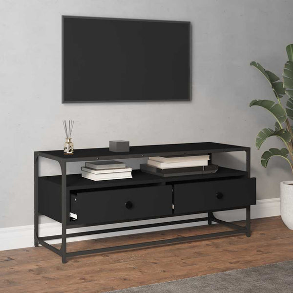 Schwarzer TV-Schrank 100 cm