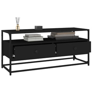 Schwarzer TV-Schrank 100 cm