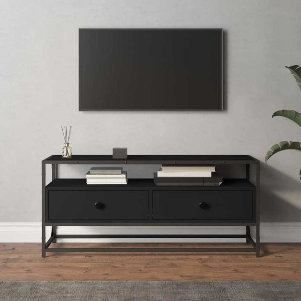 Schwarzer TV-Schrank 100 cm