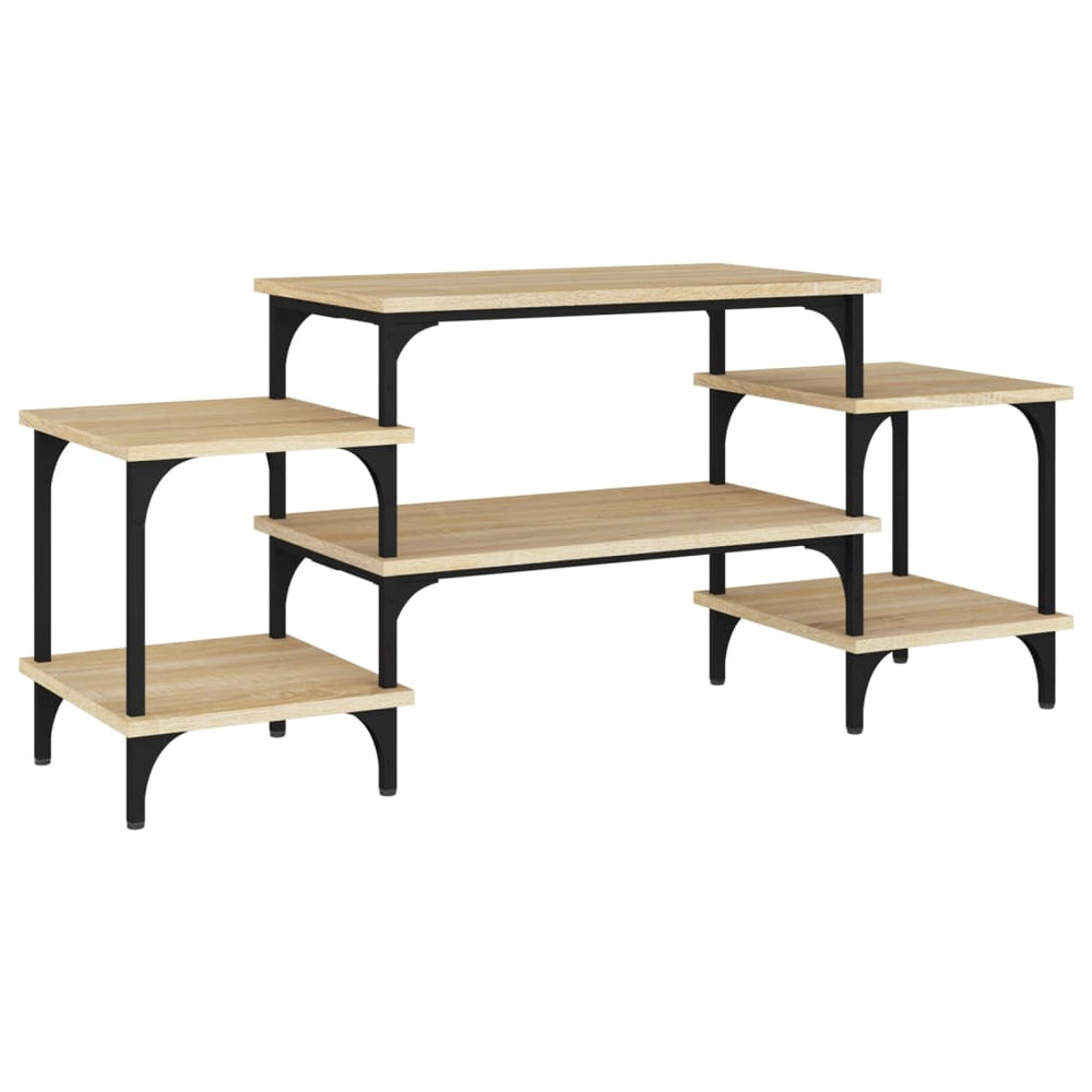 Meuble TV vidaXL chêne Sonoma 117x35x52 cm aggloméré