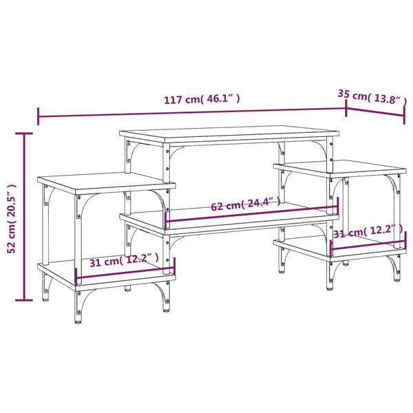 TV-Schrank Sonoma Eiche 117 cm