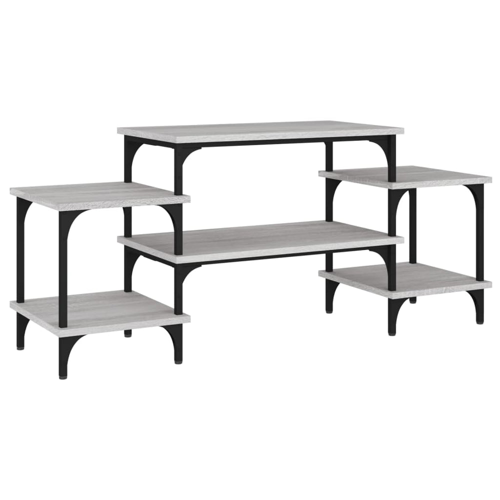 vidaXL Meuble TV gris Sonoma 117x35x52 cm en bois d'ingénierie