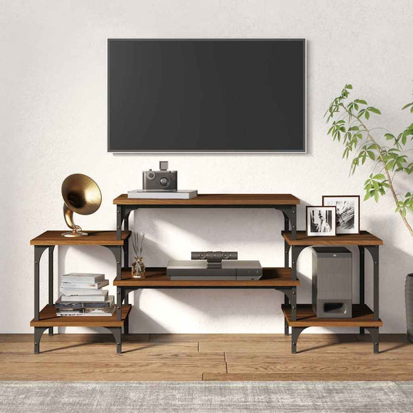 TV-Schrank Braun Eichen-Optik 117 cm