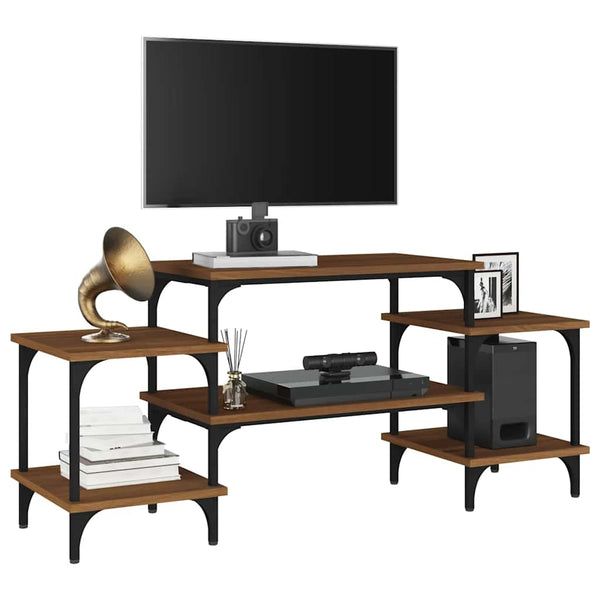 TV-Schrank Braun Eichen-Optik 117 cm