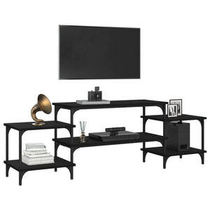 Schwarzer TV-Schrank 157 cm