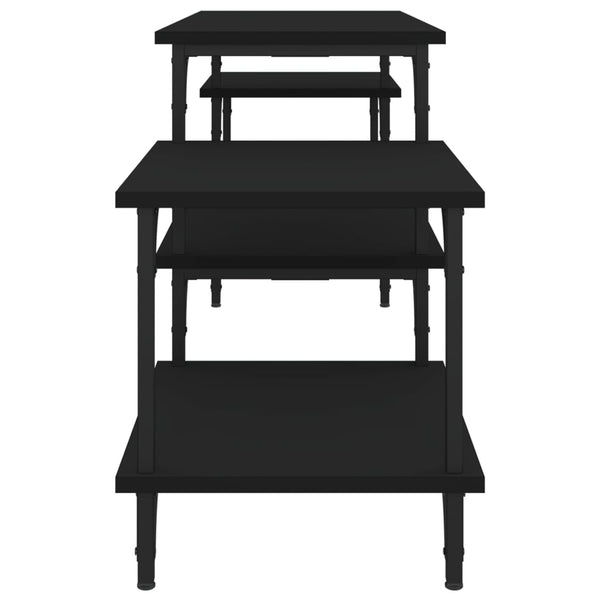 Schwarzer TV-Schrank 157 cm