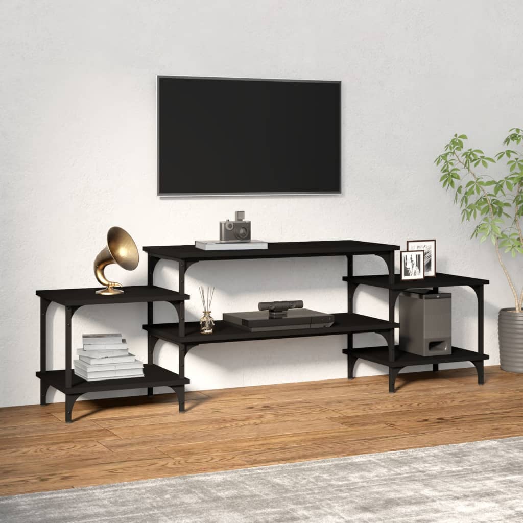 Schwarzer TV-Schrank 157 cm