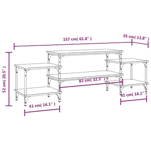 TV-Schrank Grau Sonoma 157 cm