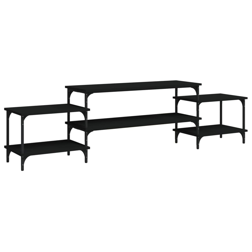 Schwarzer TV-Schrank 197 cm