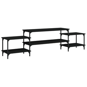 Schwarzer TV-Schrank 197 cm