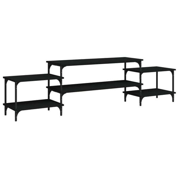 Schwarzer TV-Schrank 197 cm