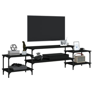 Schwarzer TV-Schrank 197 cm