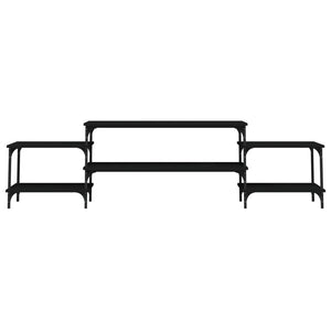 Schwarzer TV-Schrank 197 cm