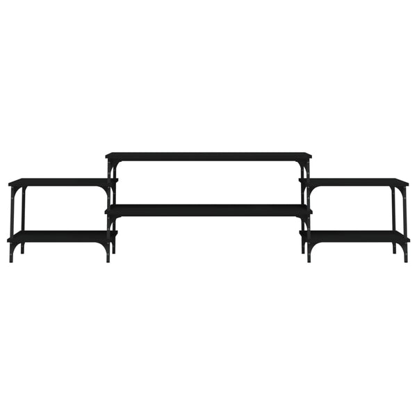 Schwarzer TV-Schrank 197 cm