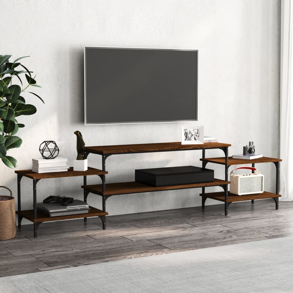 TV-Schrank Braun Eichen-Optik 197 cm