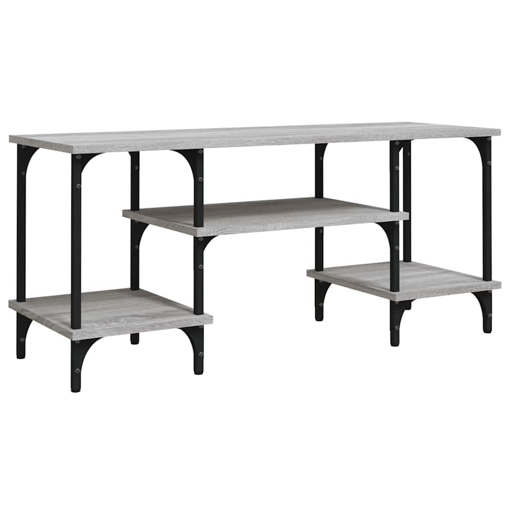 vidaXL Meuble TV Gris Sonoma 102x35x45,5 cm Bois d'ingénierie