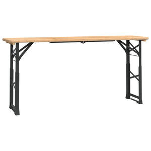 Klappbarer Biertisch aus Tannenholz, 170 cm