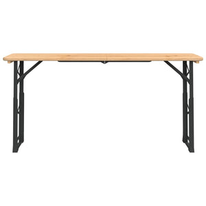 Klappbarer Biertisch aus Tannenholz, 170 cm