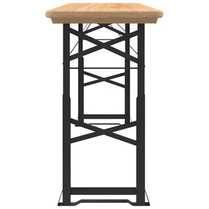 Klappbarer Biertisch aus Tannenholz, 170 cm