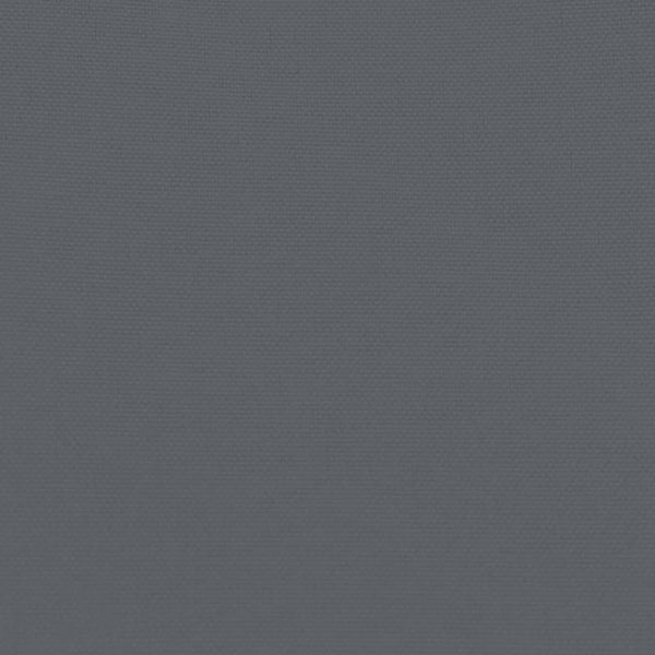 Gartenhocker mit Kissen, Poly Rattan Schwarz/Grau