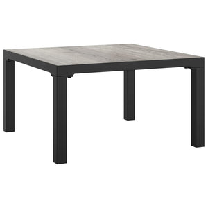 Grauer Garten Couchtisch 55x55 cm