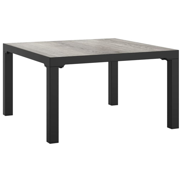 Grauer Garten Couchtisch 55x55 cm