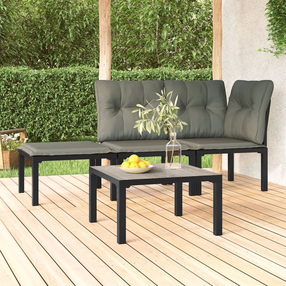 Grauer Garten Couchtisch 55x55 cm