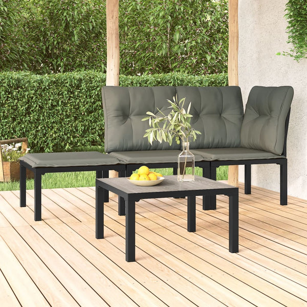 Grauer Garten Couchtisch 55x55 cm