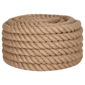 vidaXL Corde en jute 5 m de long 50 mm d'épaisseur