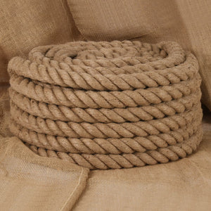 vidaXL Corde en jute 5 m de long 50 mm d'épaisseur