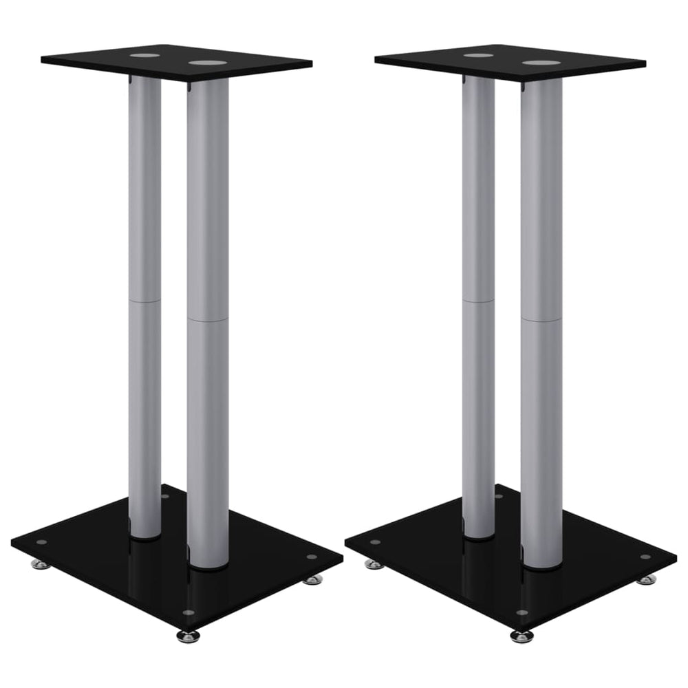 Lautsprecherständer aus Hartglas, 2er-Set
