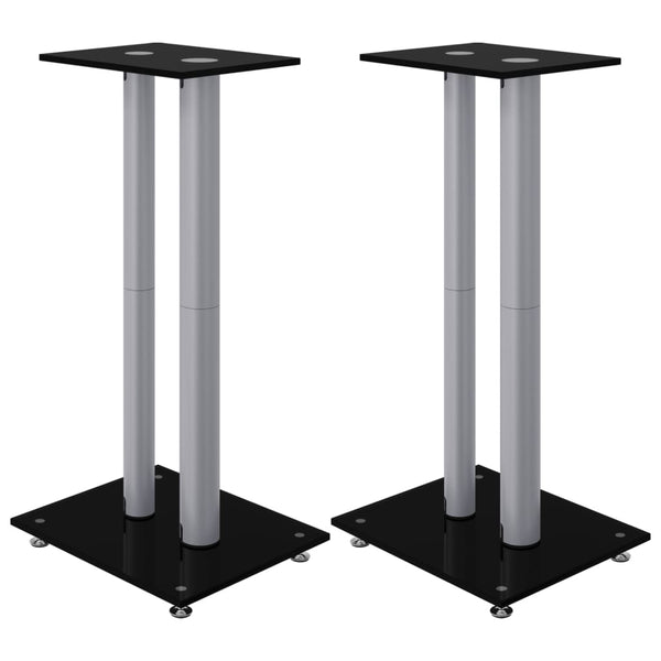Lautsprecherständer aus Hartglas, 2er-Set