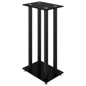 Lautsprecherständer, 2er Set, Schwarz
