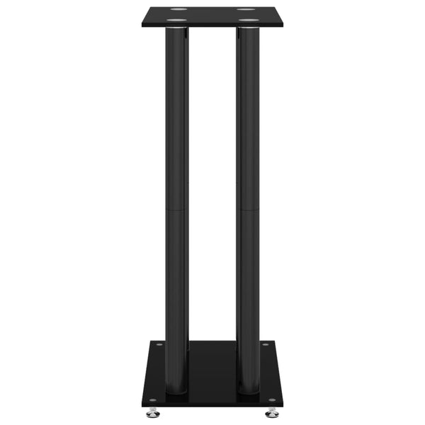Lautsprecherständer, 2er Set, Schwarz