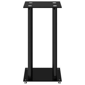 Lautsprecherständer, 2er Set, Schwarz
