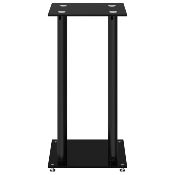 Lautsprecherständer, 2er Set, Schwarz