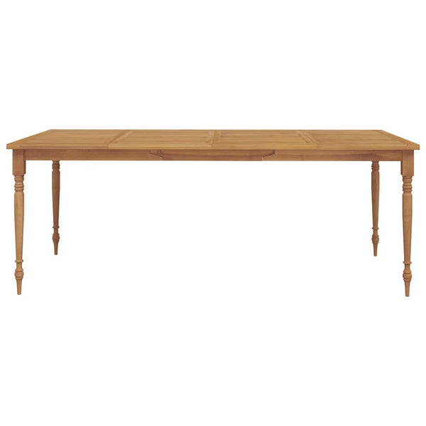 vidaXL Salon de jardin à dîner 9 pcs avec coussins gris foncé, bois de teck massif