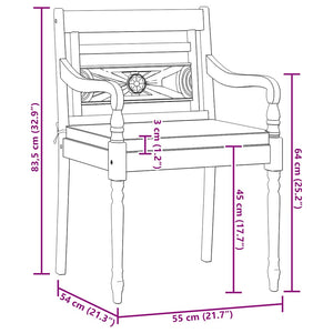 vidaXL Salon de jardin à dîner 9 pcs avec coussins gris foncé, bois de teck massif