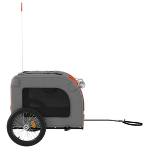 Hunde Fahrradanhänger - Orange & Grau