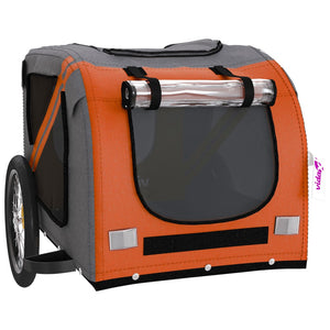 Hunde Fahrradanhänger - Orange & Schwarz