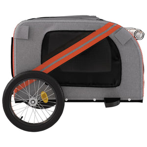 Hunde Fahrradanhänger - Orange & Schwarz