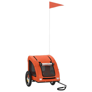 Fahrradanhänger für Hunde & Katzen - Orange