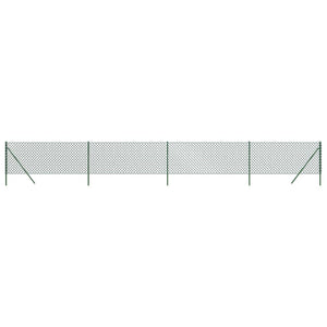 Maschendrahtzaun Grün 0,8x10 m