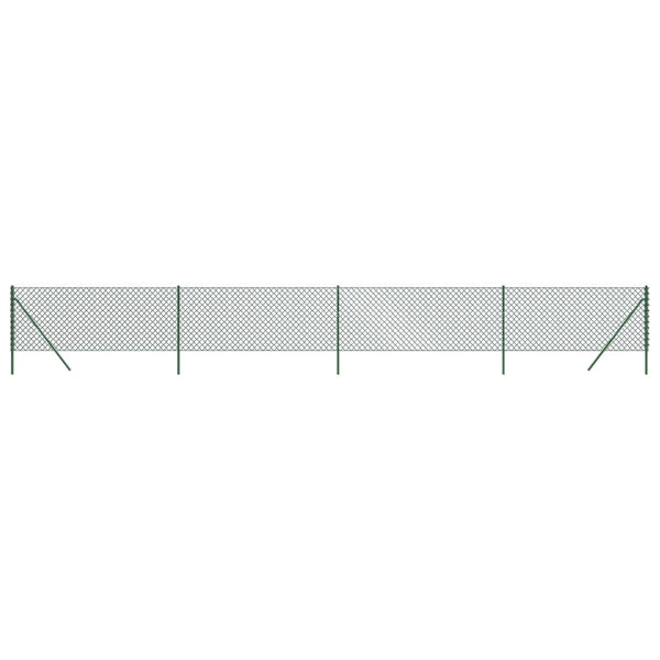 Maschendrahtzaun Grün 0,8x10 m