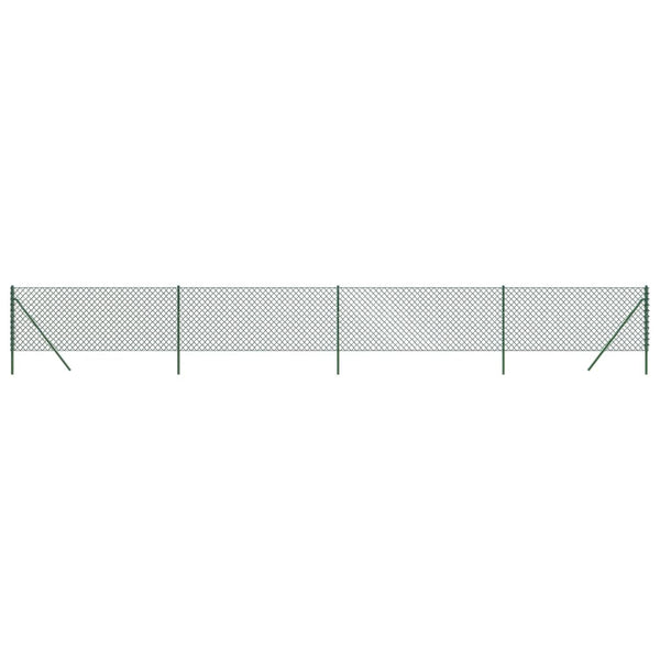 Maschendrahtzaun Grün 1,1x10 m