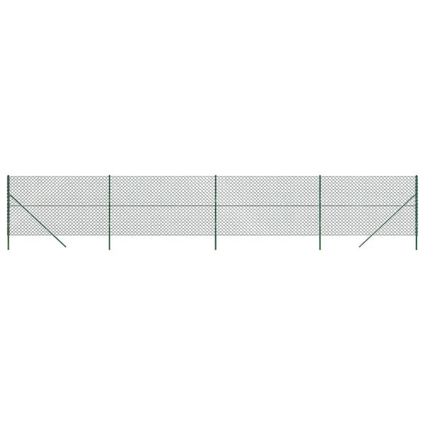 Maschendrahtzaun Grün 1,4x10 m
