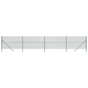 Maschendrahtzaun Grün 1,6x10 m