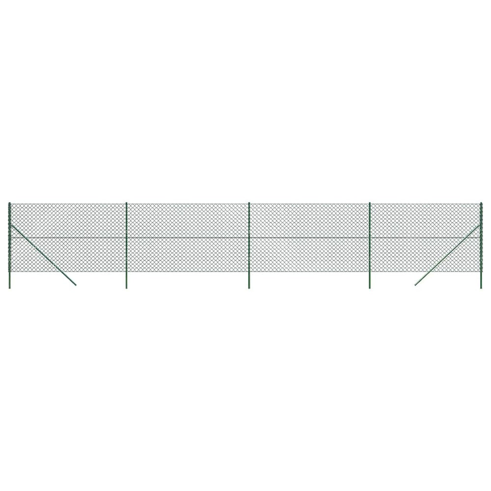 Maschendrahtzaun Grün 1,8x10 m