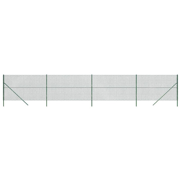 Maschendrahtzaun Grün 2x10 m