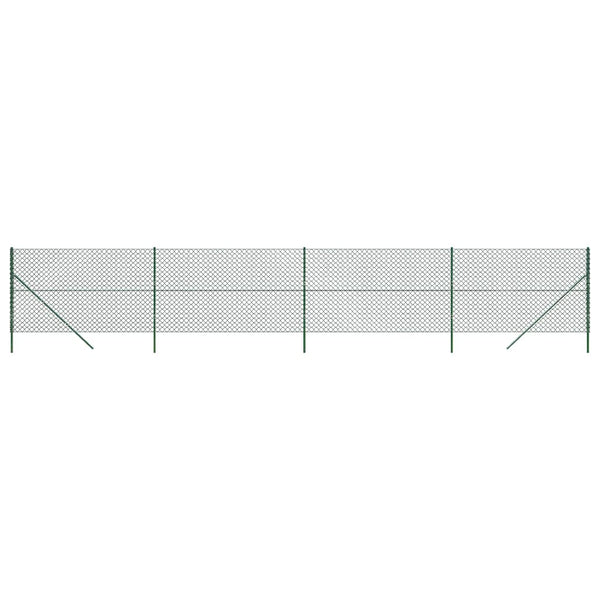Maschendrahtzaun Grün 2,2x10 m